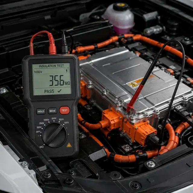 Prueba de aislamiento de alto voltaje